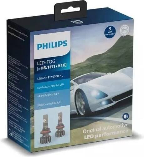 Philips Ultinon Access H8, H9, H11, H16 PGJ19-1 12V 20W 2ks 11366U2500CX