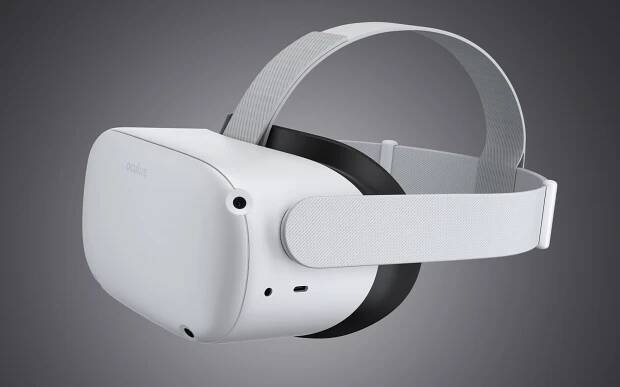 3D Oculus Quest 2 Headset