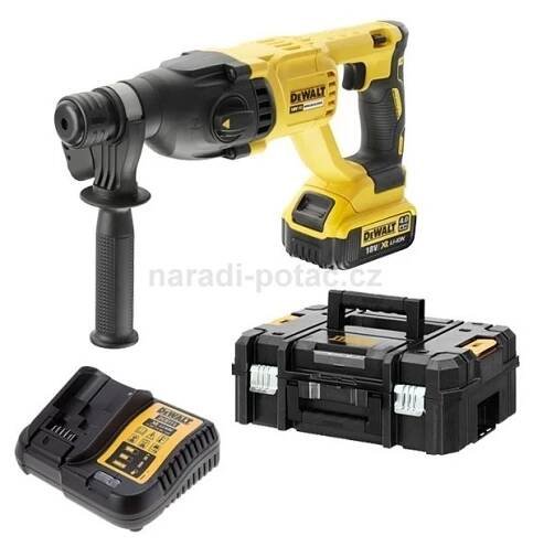 DeWalt DCH133M1 bezuhlíkové aku kombinované kladivo SDS Plus 18V