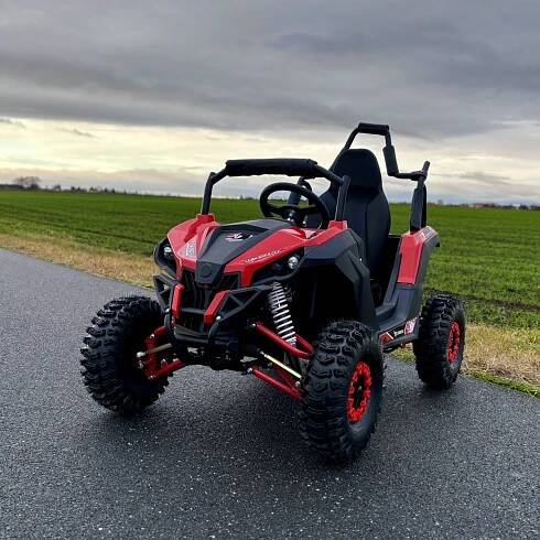 Dětská elektrická Buggy Leramotors Razor III 1200W - červená
