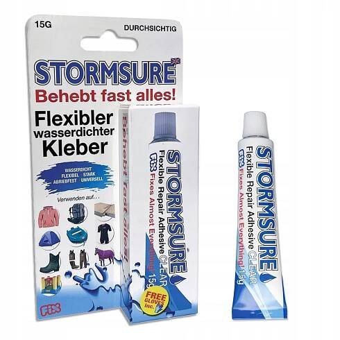 ELASTICKÉ LEPIDLO pro opravu obuvi a stanů STORMSURE 15G