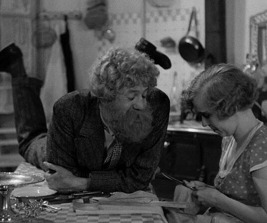 Michel Simon, Sévérine Lerczinska - Boudu z vody vytažený - Z filmu