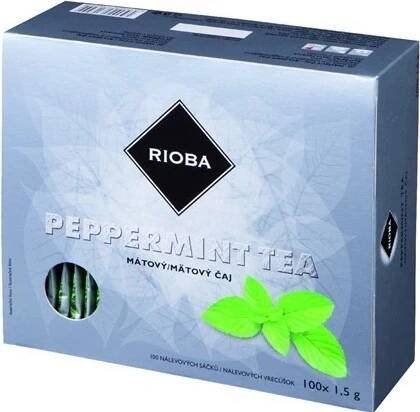 Rioba Peppermint Tea mátový čaj 100 x 1,5 g