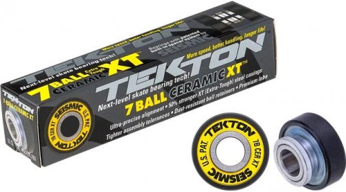 Seismic Skate Systems Tekton 7-Ball Ceramic XT (Yellow)