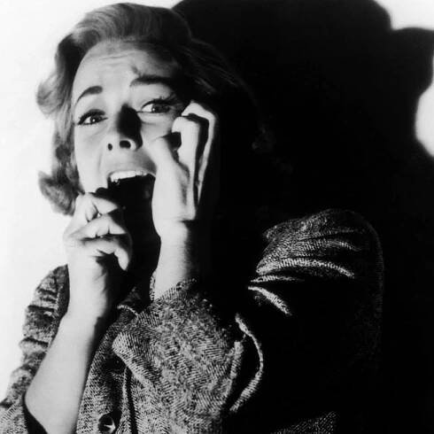 Vera Miles stars as Lila Crane in the horror classic 'Psycho', directed by Alfred Hitchcock, 1960.