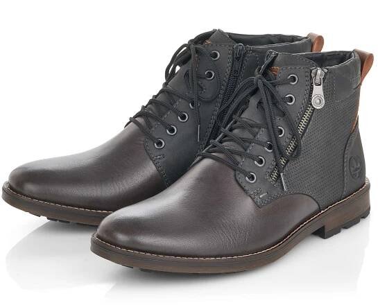 Pánská kotníková obuv RIEKER F5521-45 šedá W2 | Rieker-eshop.cz
