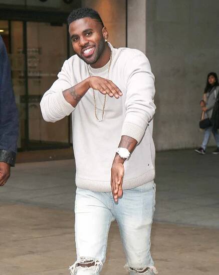 Jason Derulo out and about, London, UK - 26 Oct 2017