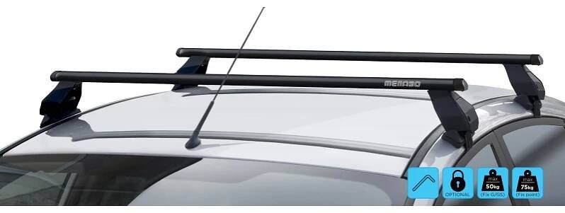 Střešní nosič / příčníky Menabo Tema - Toyota C-HR (2016-) - rovná...