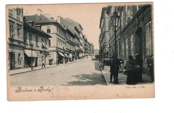 Pohlednice Praha - Žitná ulice - Pozdrav z Prahy | Antikvariát Beneš