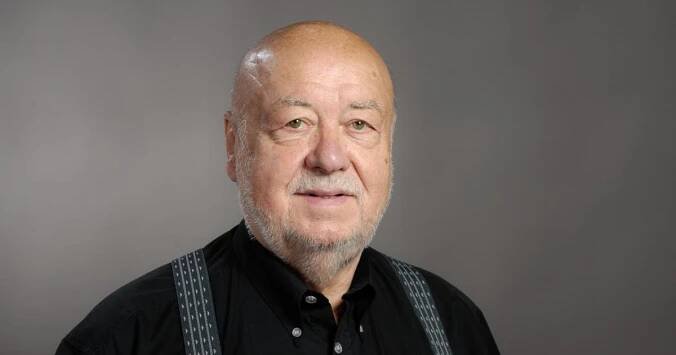 Václav Hybš 90. V Toboganu mu přejí jeho žena Jarmila, Jaroslav Satoranský, Bohuš Matuš a Zdeněk Plech