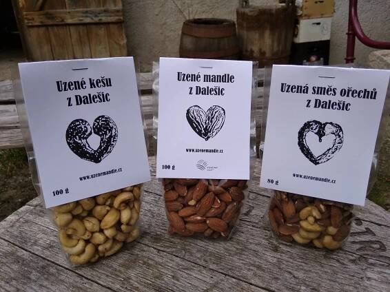 Uzené mandle z Dalešic