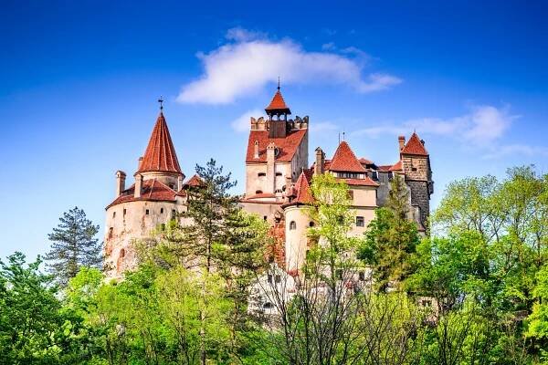 Bran Castle, also known as Dracula's Castle is a popular tourist attraction in Romania