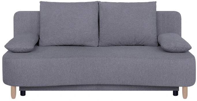 Pohovka LARA, mokka, pružinové jádro a úl. prostor - černá/mokka, Design, dřevo/kompozitní dřevo (193/86/85cm)