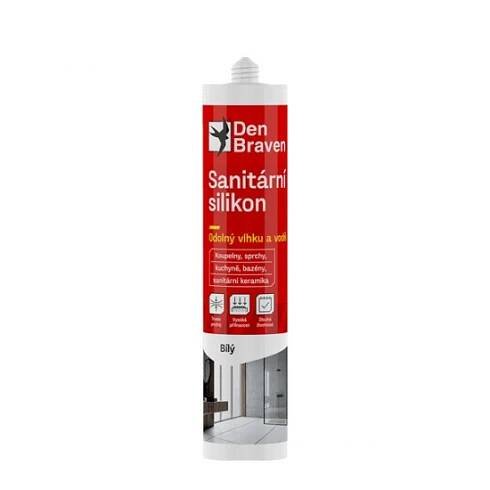 Den Braven Sanitární silikon bílý; 280 ml