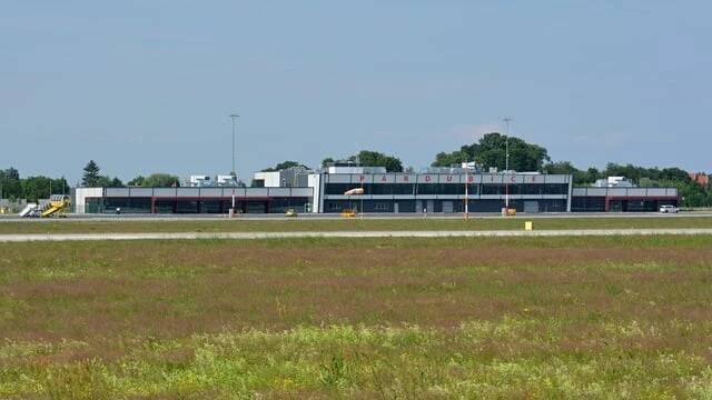 View of Pardubice Airport