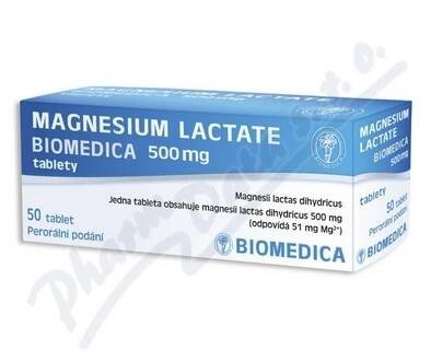Magnesium lact.Biom.500mg tbl.50