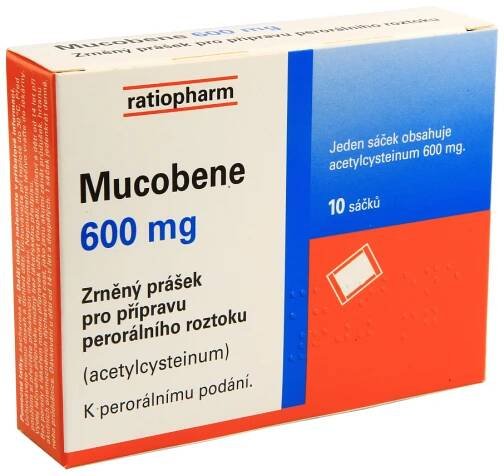Kde koupit MUCOBENE 600MG perorální GRA SOL SCC 10