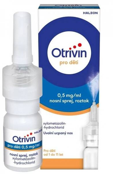 Otrivin pro děti 0,5 mg/ml nosní sprej, roztok 10 ml