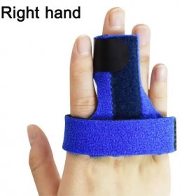 1 ks prstová ortéza, prst podpora dlahy s rukávy pro zlomené