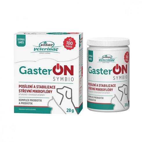 VITAR Veterinae GasterON Symbio komplex probiotik a prebiotik 28 g