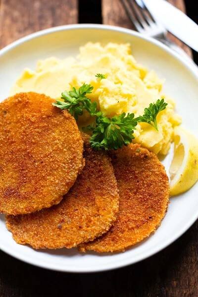 Knusprige Kohlrabischnitzel (schnell & einfach)