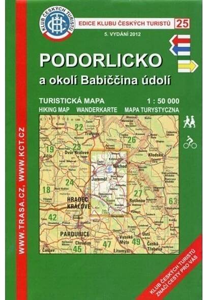 Soubor map KČT 1:50 000 25 | Skautské a outdoorové vybavení