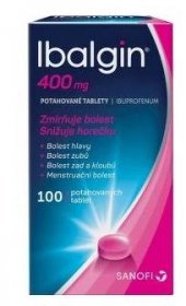 Ibalgin 400 mg 100 potahovaných tablet