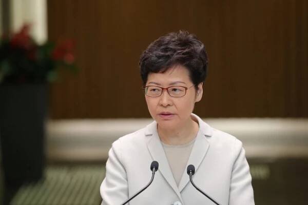 Správkyně Hongkongu Carrie Lamová | foto: Marko Djurica,  Reuters