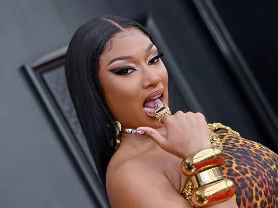 Blink and You'll Miss the Itty Bitty Dice in Megan Thee Stallion's Latest Nail Art — See Photo