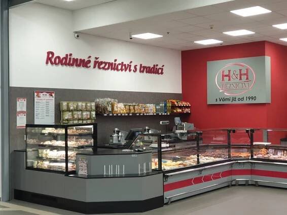 Ostrava - NC KAROLÍNA - Prodejny | Řeznictví H+H - výroba a prodej masa, uzenin