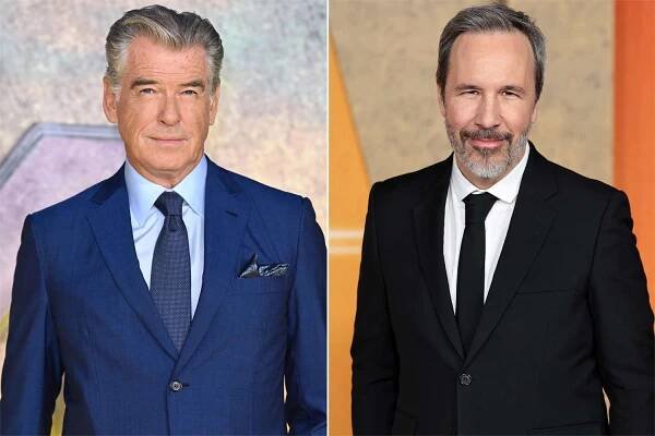 Pierce Brosnan attends the UK Premiere of "Black Adam" at Cineworld Leicester Square on October 18, 2022 in London, England, Denis Villeneuve attends the "Dune: Part Two" premiere at Lincoln Center on February 25, 2024 in New York City. 