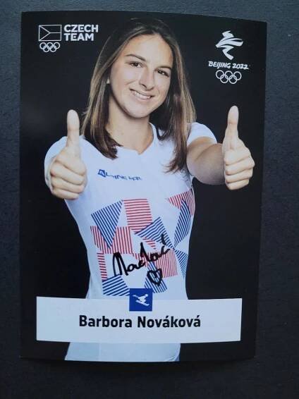 Barbora Nováková - autogram OH Peking
