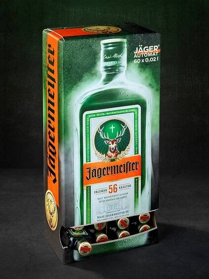 Jägermeister 0,02L » 60 kleine Kräuterlikör-Shots in der praktischen Box