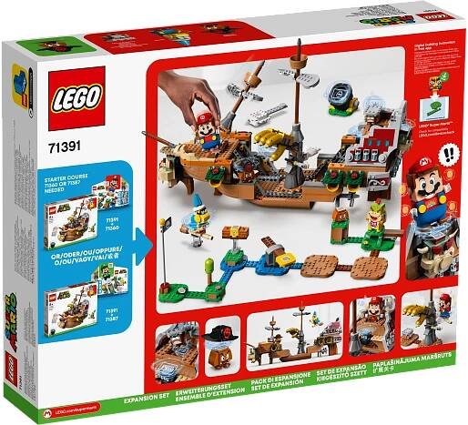 LEGO® Super Mario™ 71391 Bowserova vzducholoď – rozšiřující set | KostičkyShop