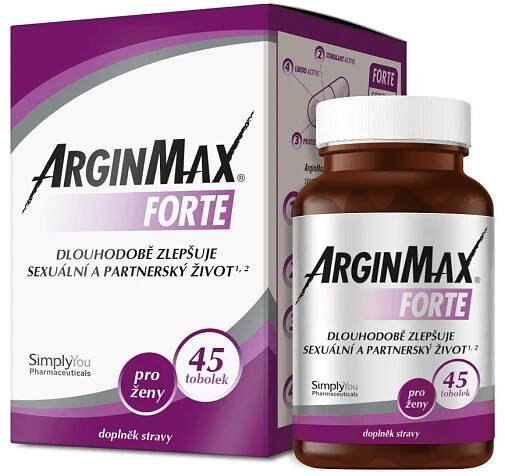 Doplněk stravy ArginMax Forte pro ženy 45 tobolek