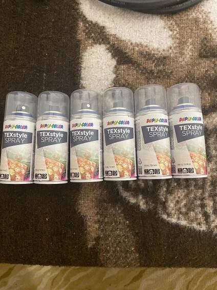 Dupli Color textyle spray 150ml - Modrý