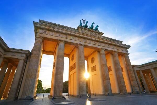 The Bradenburg Gate In Berlin