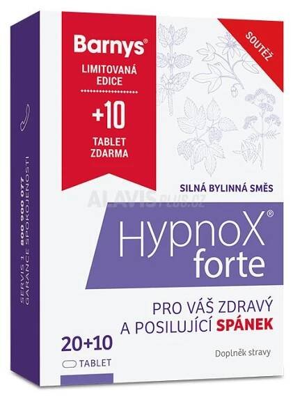 Barnys HypnoX® forte, 20+10 tablet ZDARMA