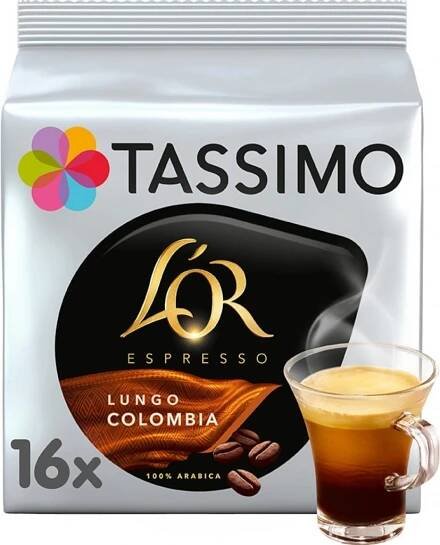 Tassimo Lor Lungo Colombia 16 nápojů ⇒ 149 Kč - Kávové kapsle pro TASSIMO