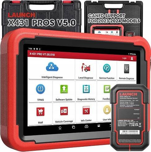 LAUNCH X-431 PROS V5.0 2025 24 msc aktualizace Canfd Doip Dealer PL Kód výrobce 98878