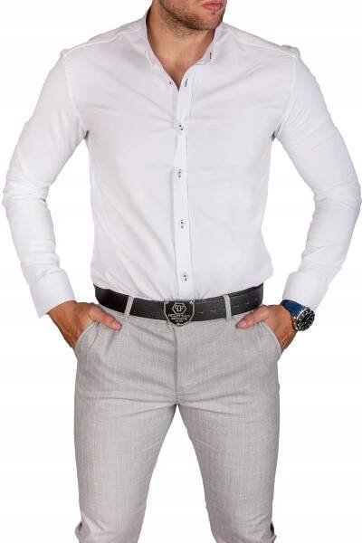 Slim Fit Košile - Pánské oblečení - Stylové oblečení online - Allegro