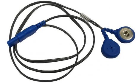 Pacientský kabel s elektrodami SMART - 2 svody, modré