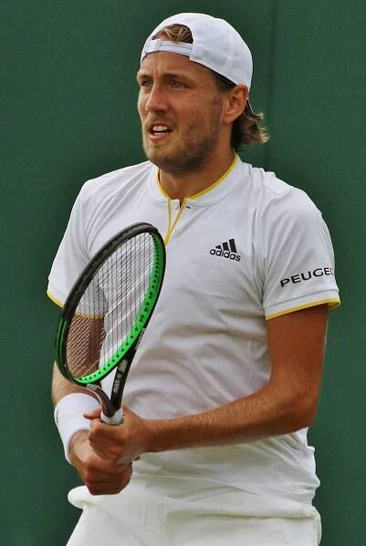 Lucas Pouille ve Wimbledonu 2017