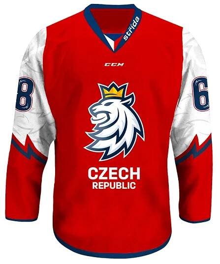 Dres CCM Český hokej červený