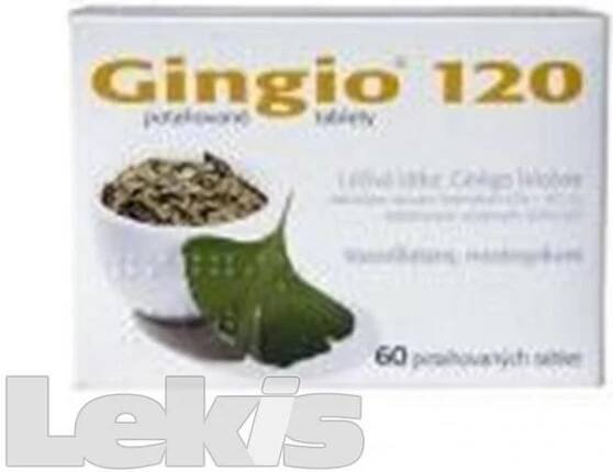 GINGIO POR 120MG TBL FLM 60