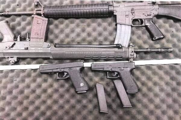 Weapons purchased by Alexander Ciccolo