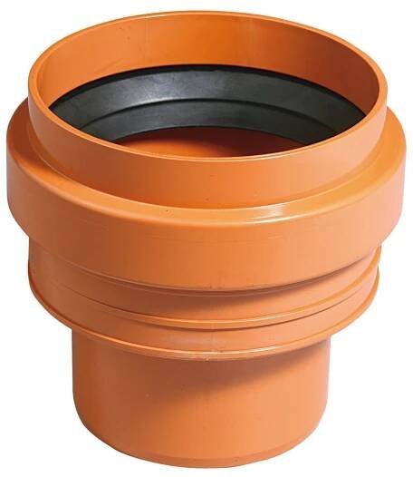 OSMA KGUS přechodka kamenina/PVC DN110 oranžová