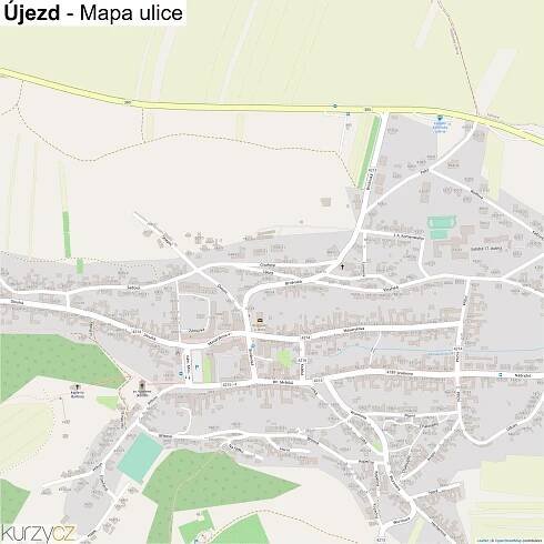 Újezd - mapy | Kurzy.cz