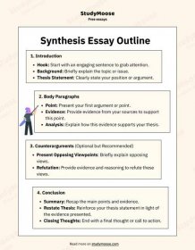 Mastering Synthesis Essays: Tips and Examples at StudyMoose