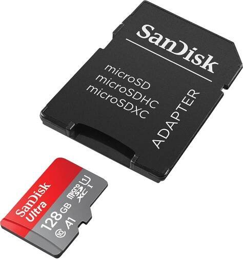 SanDisk MicroSDXC Ultra 256GB + SD adaptér